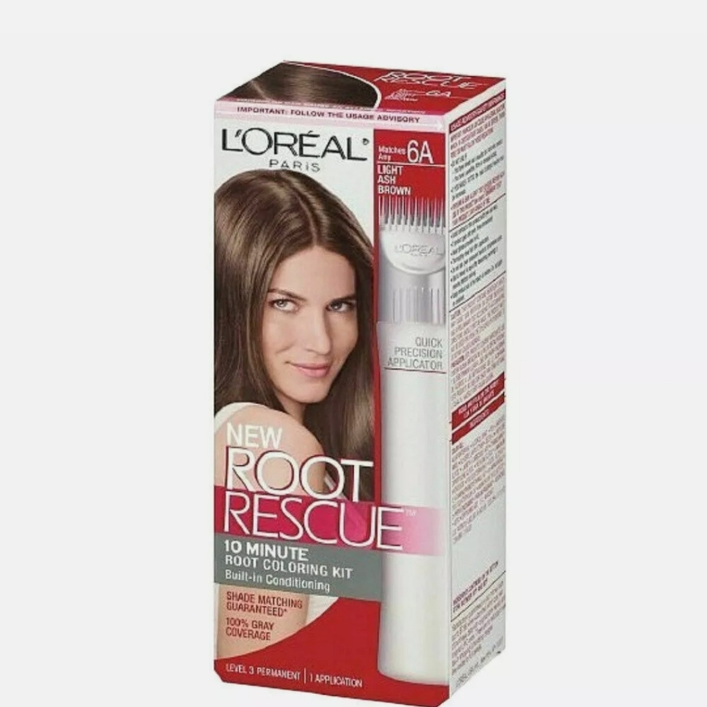 3-Loreal Paris Root Rescue Hair Color 6A Ash Brown